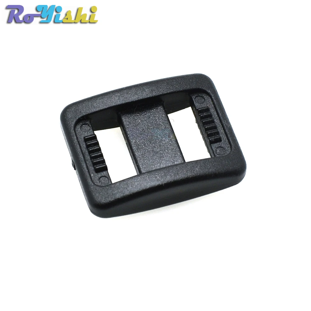 Deslizador Tri-Glide plástico 10 mm negro para correas de mochila - imagen 3