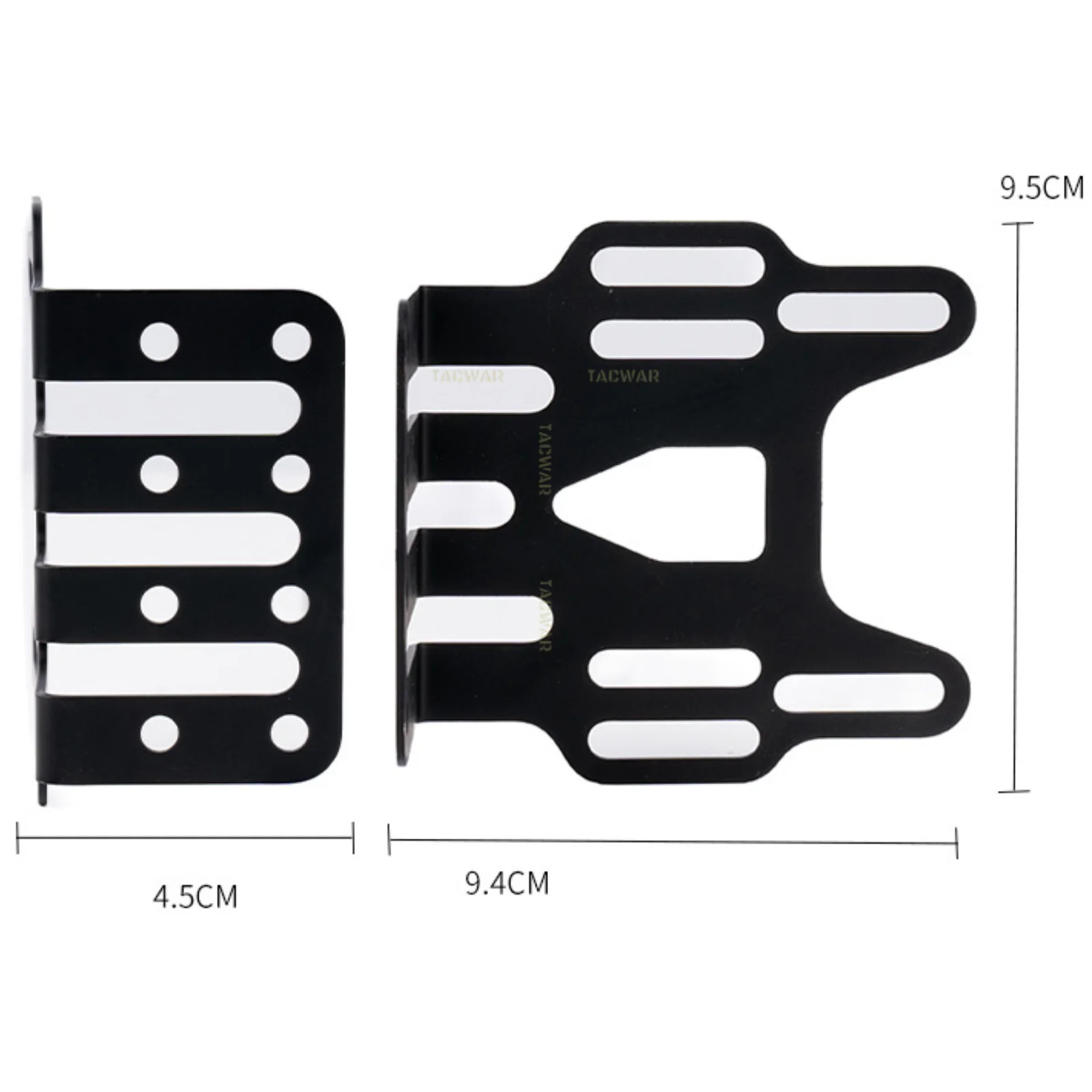 Soporte táctico torniquete QLS aluminio ajustable para funda derecha