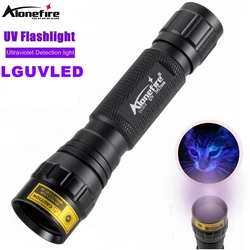Linterna UV LED para tinta invisible y detectar orina de mascotas