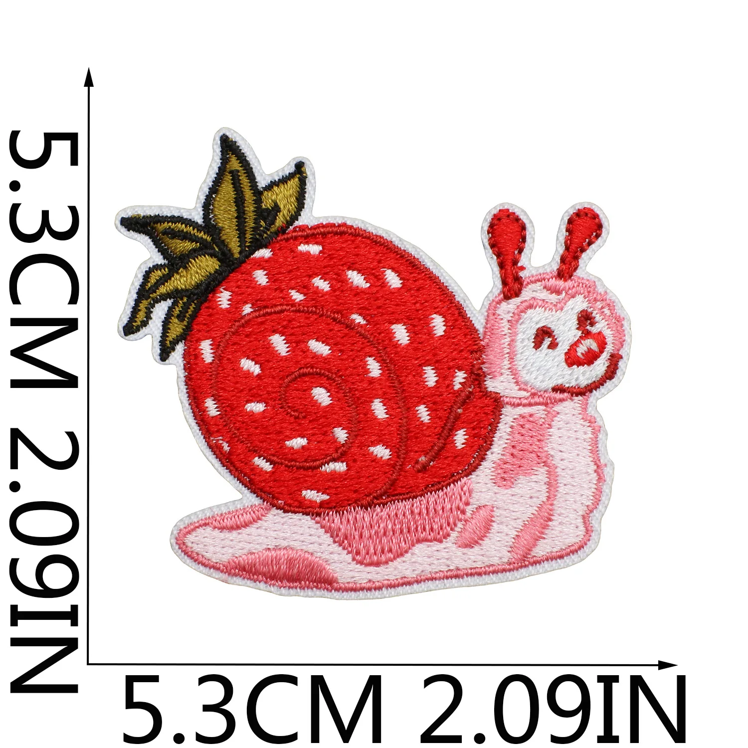 Parche bordado fresa térmico – insignia infantil coser o planchar