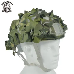 Red de camuflaje 3D Scrim CS - Corte láser para casco Airsoft