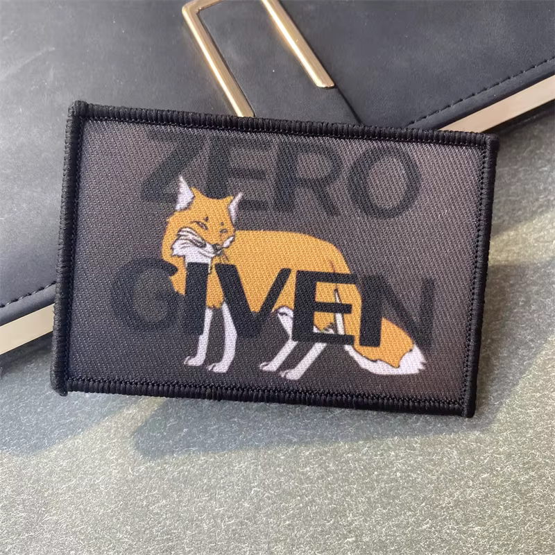Zero Given Fox Morale Parches tácticos gancho-bucle para ropa - imagen 5