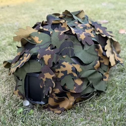 US4CES Funda táctica casco camuflaje marino 3D láser