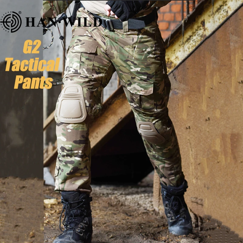 HAN WILD G2 pantalones tácticos de combate con rodilleras - imagen 4