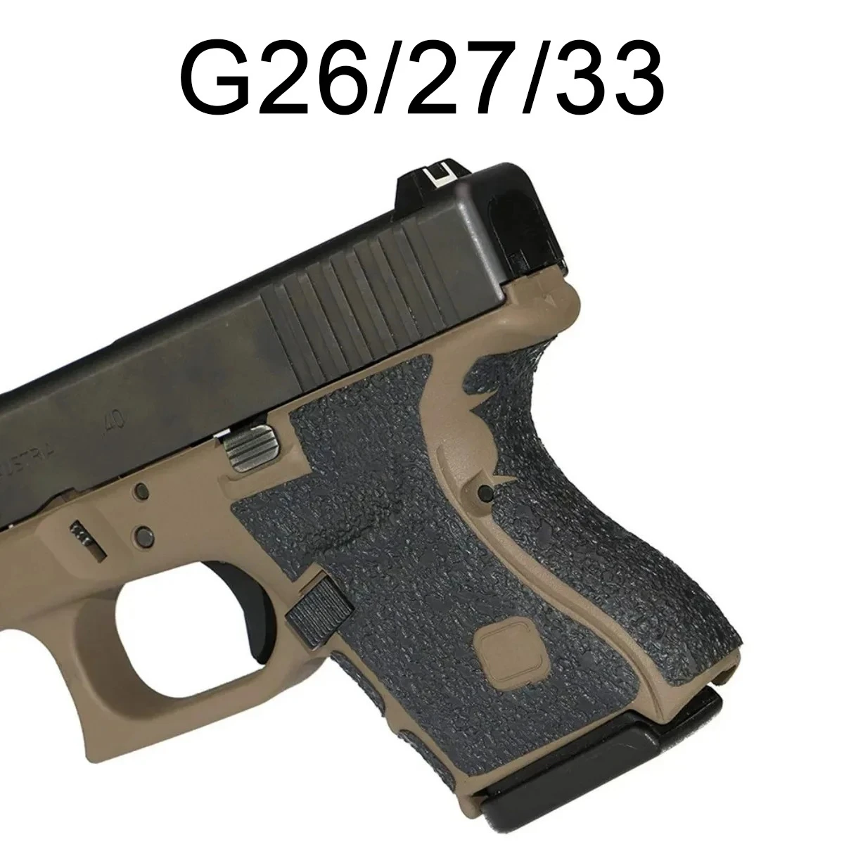 Cinta de agarre antideslizante para Glock – Textura goma táctil - imagen 5