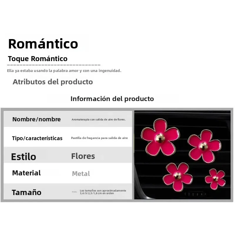 Ambientador para coche de crisantemo, diseño aromático - imagen 2