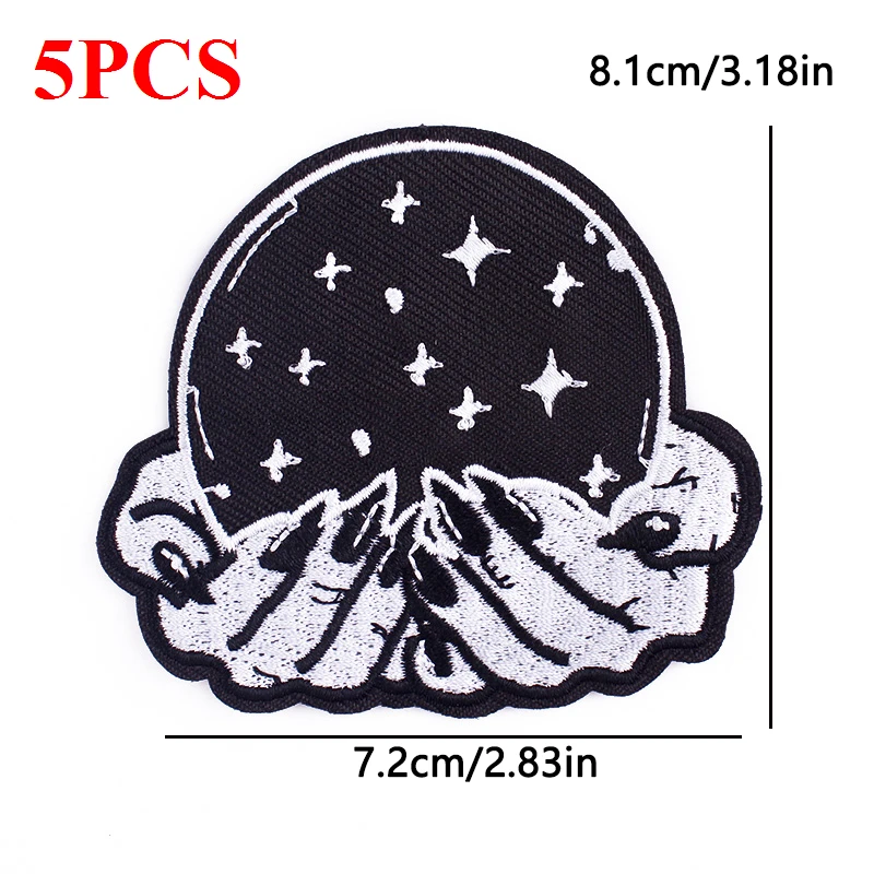 Lumos Magic parches bordados termoadhesivos hongo arcoíris para ropa - imagen 4