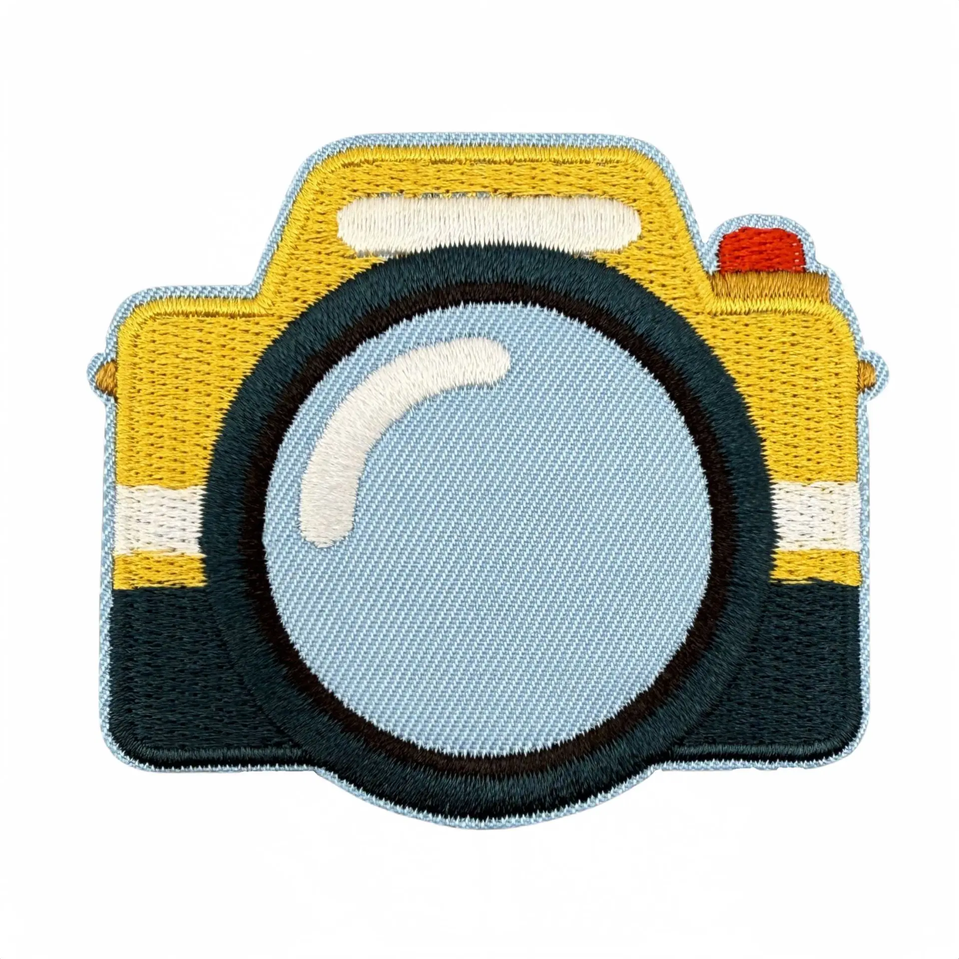 Parche bordado cámara de fotos – Termoadhesivo para ropa o accesorios - imagen 5