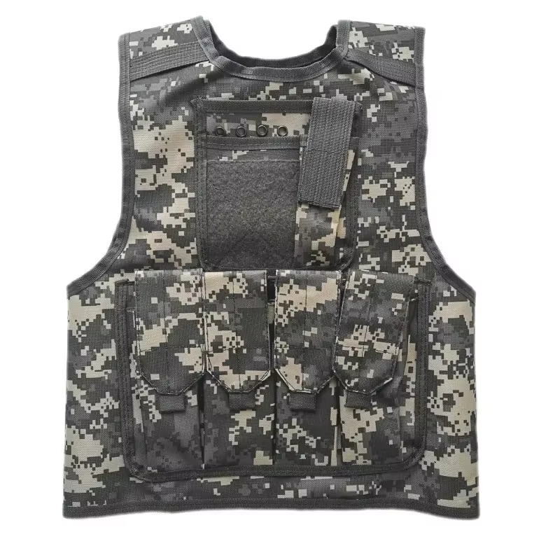 Chaleco táctico Airsoft infantil de camuflaje con protección tiro - imagen 2