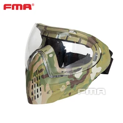 FMA máscara facial antiniebla F1 completa para airsoft y paintball