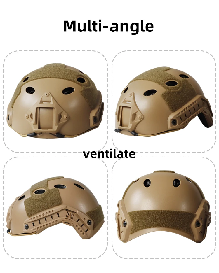 Casco negro vista frontal