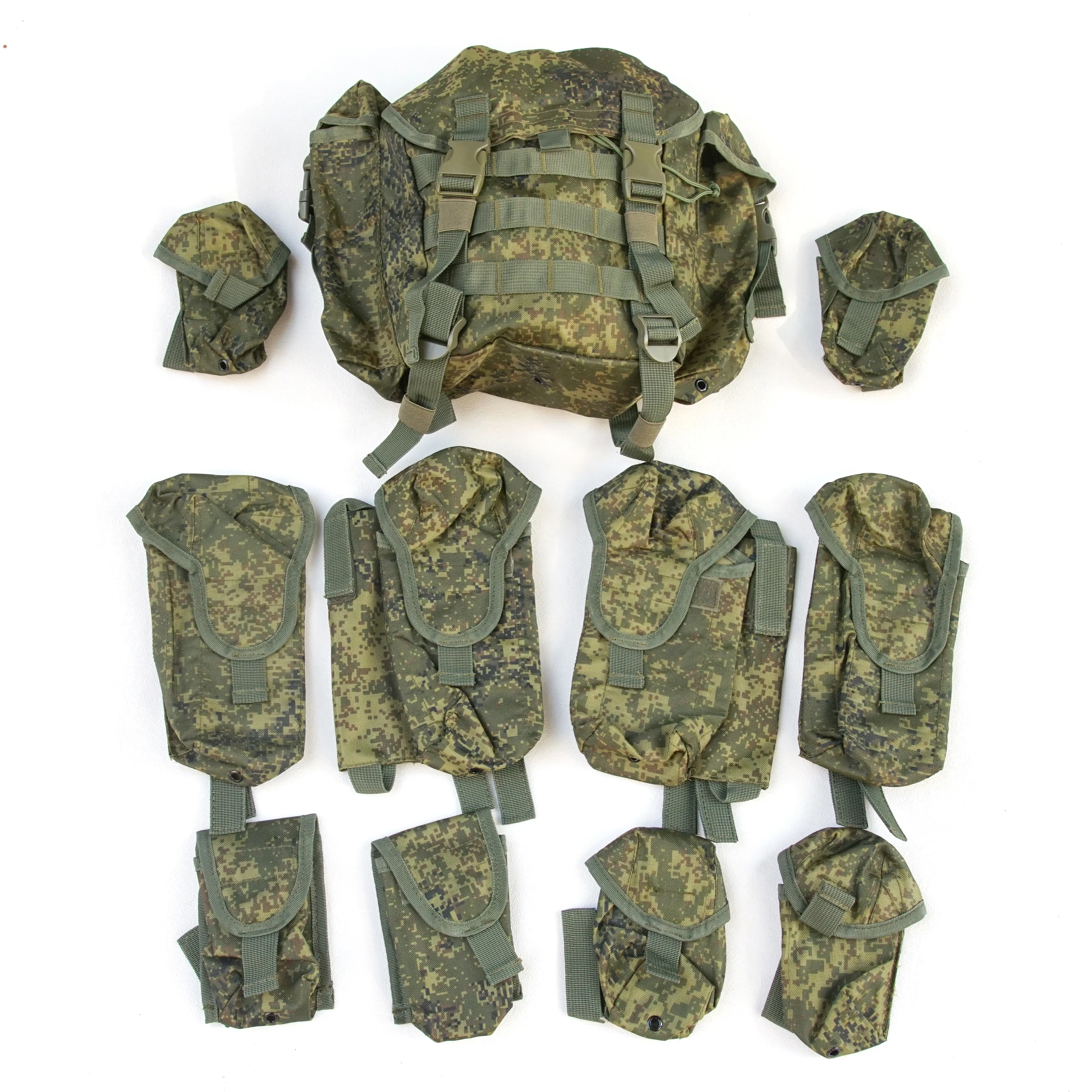 Conjunto completo de bolsas modulares tácticas