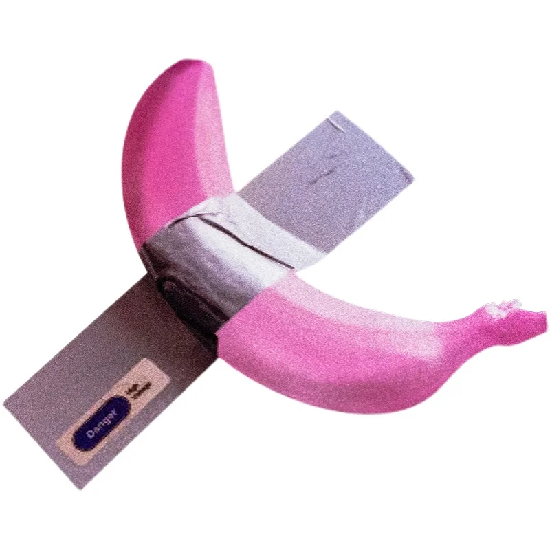 Pegatinas reflectantes impermeables de plátano rosa divertidas coche - imagen 5