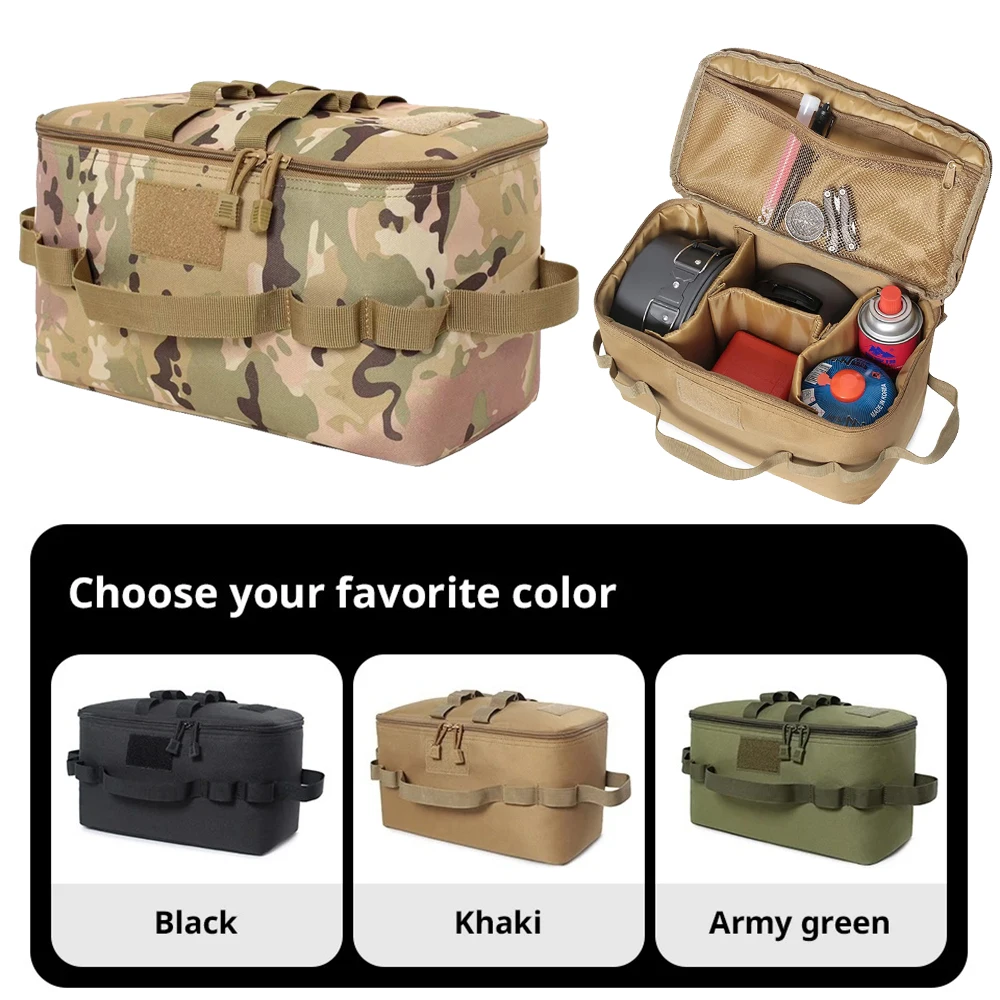 Bolsa de gas camping MOLLE ripstop multifunción