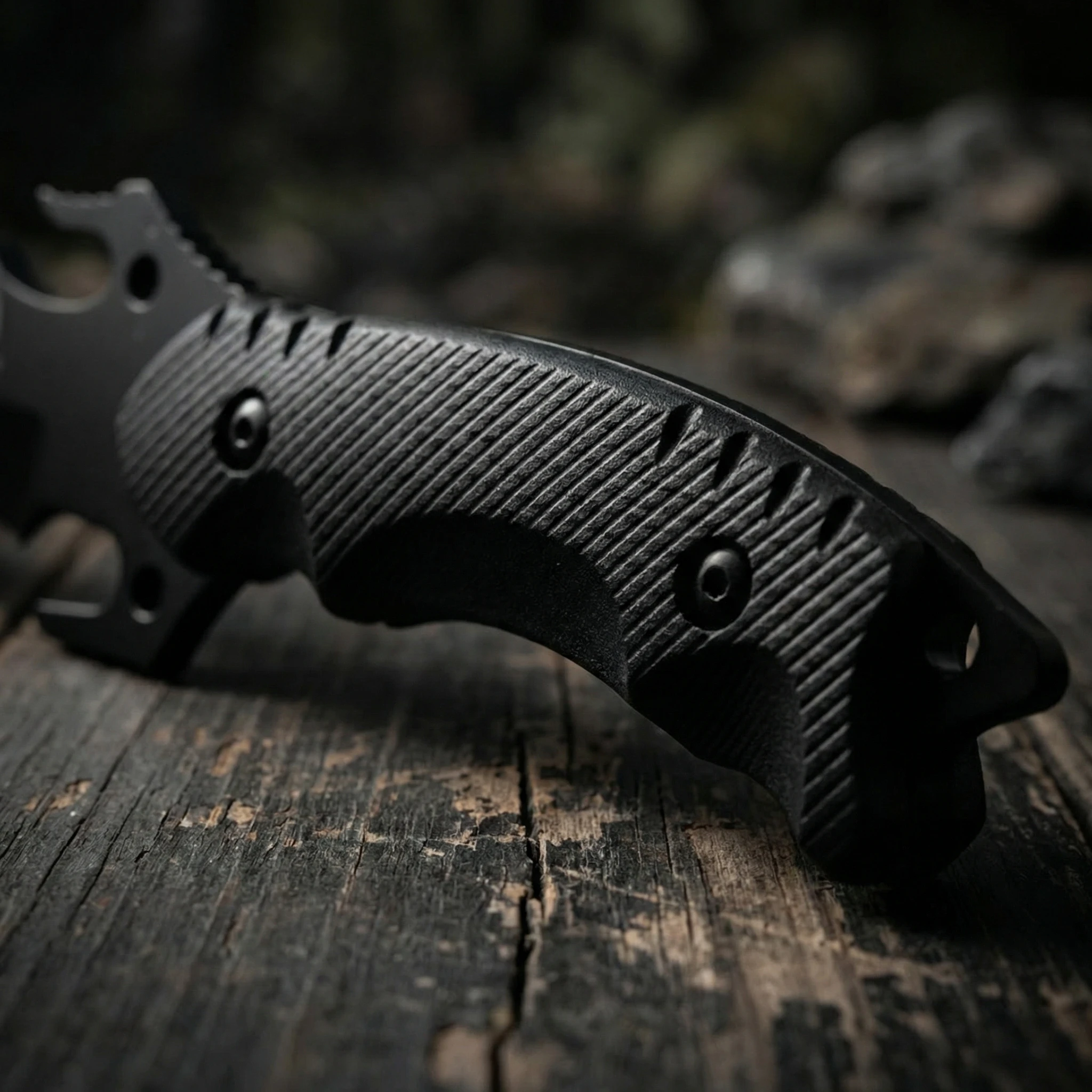 Cuchillo fijo de supervivencia para camping y senderismo con funda - imagen 2