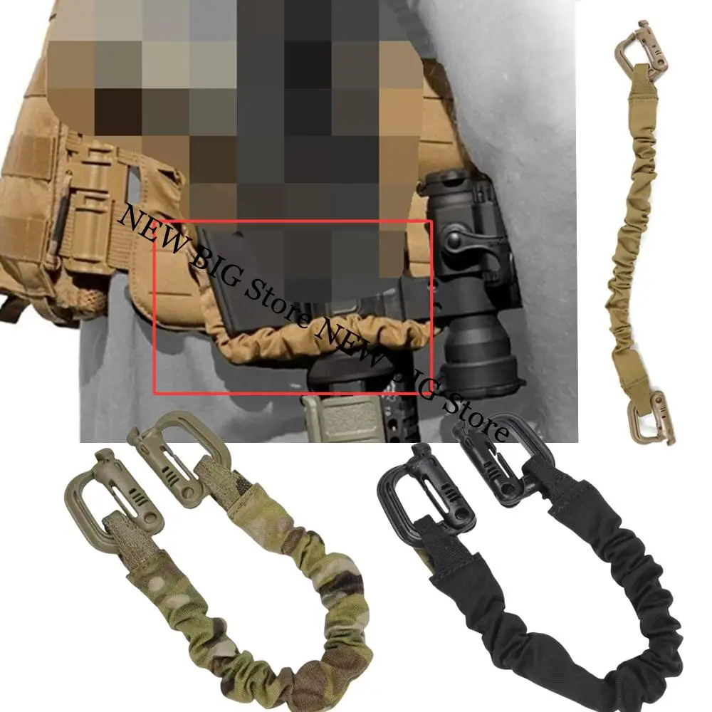 Lanyard de seguridad táctico para fijación de retención y arnés - imagen 3