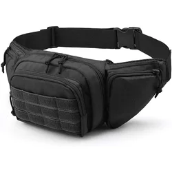 Riñonera táctica Molle de nailon hombre tipo cinturón EDC para móvil