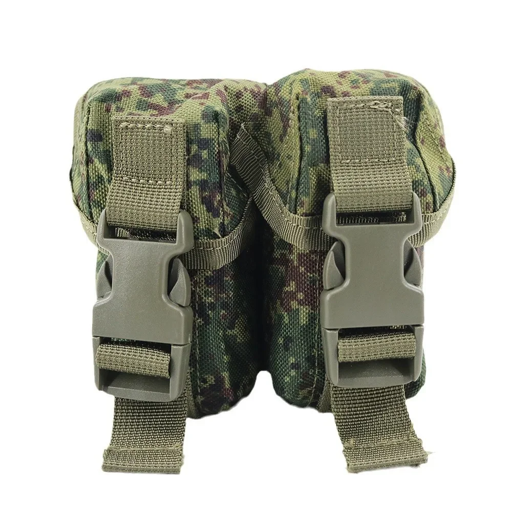 Bolsa táctica doble con sistema MOLLE