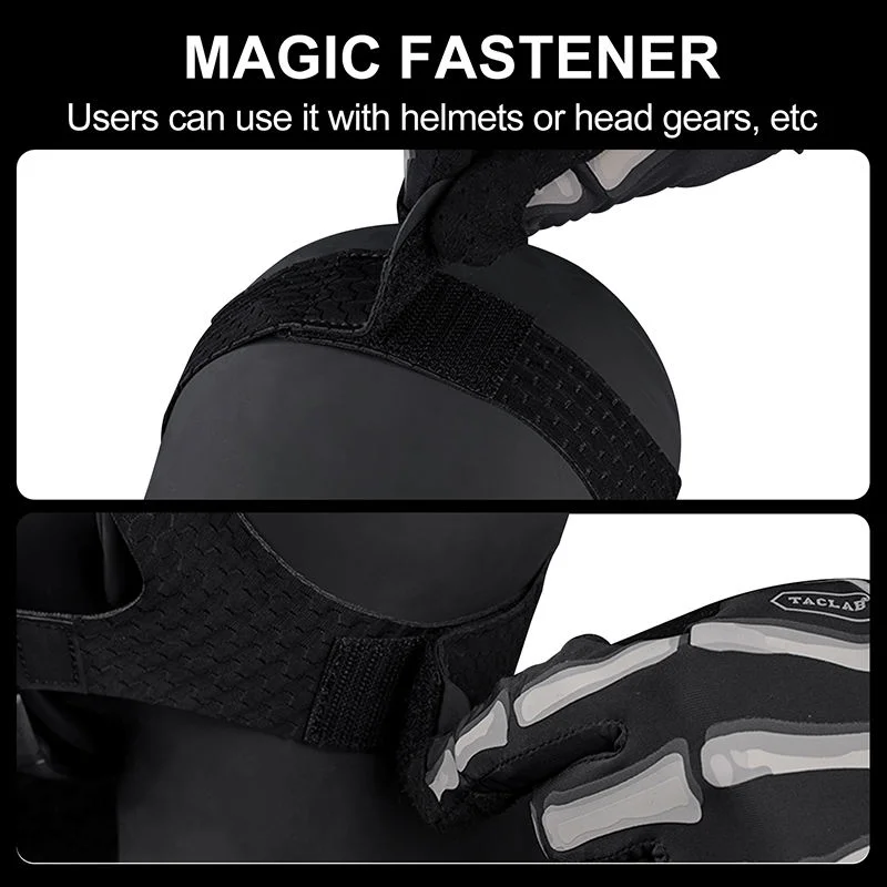 Máscara táctica media cara calavera Rebel transpirable para airsoft - imagen 3