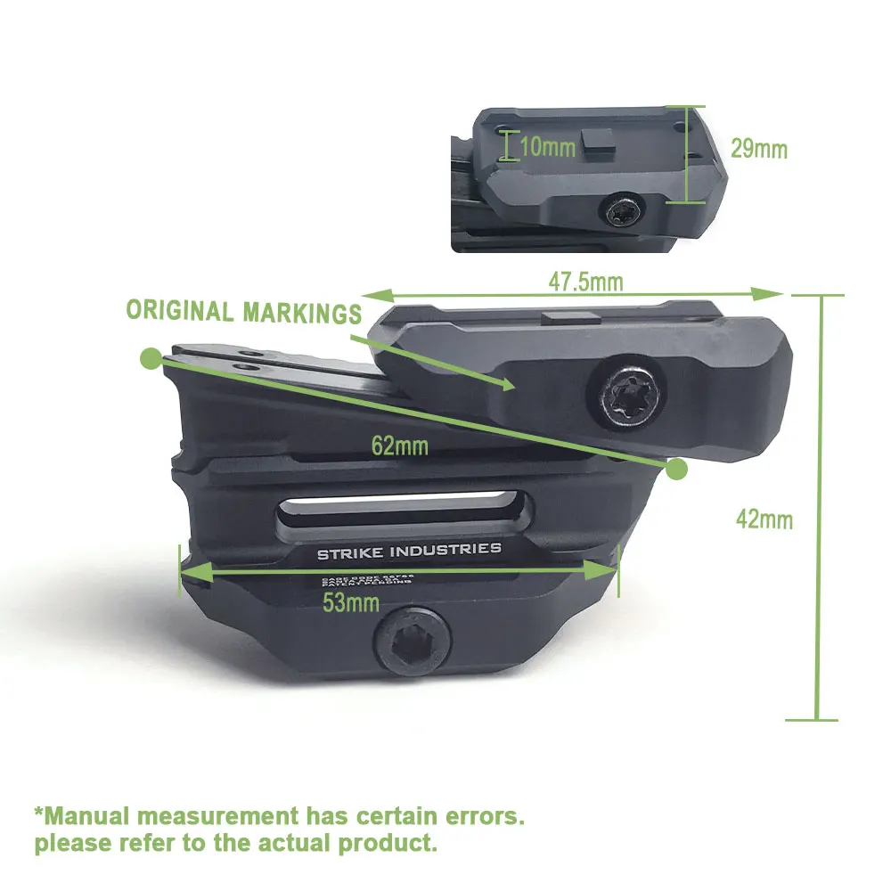 SOTAC montura óptica variable para mira de punto rojo con co-witness - imagen 3