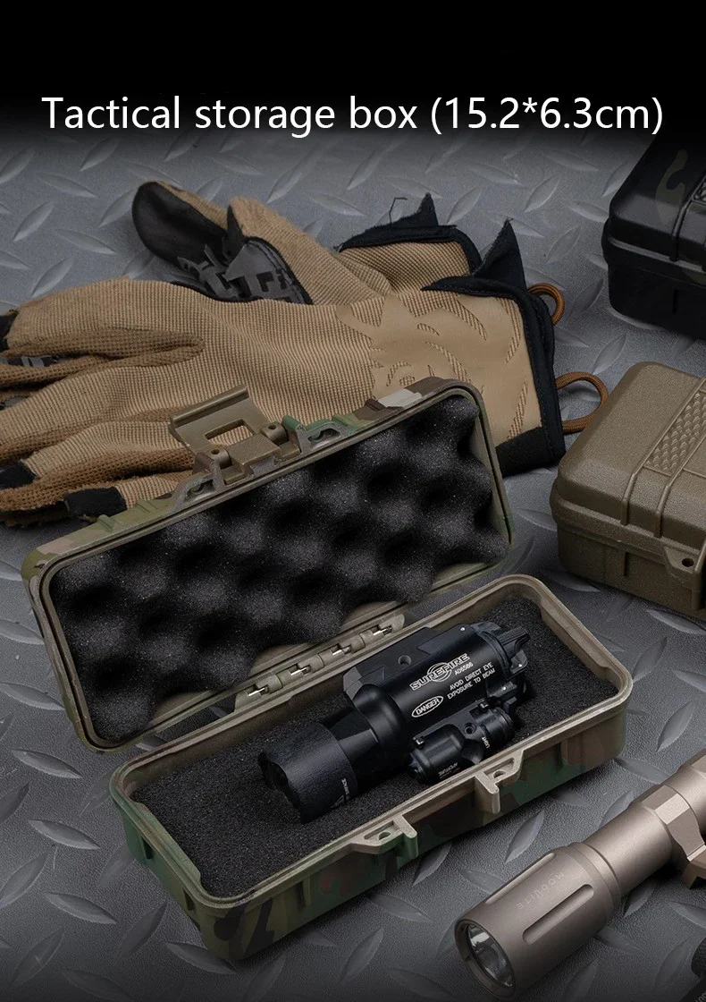 Caja organizadora con camuflaje para accesorios de caza