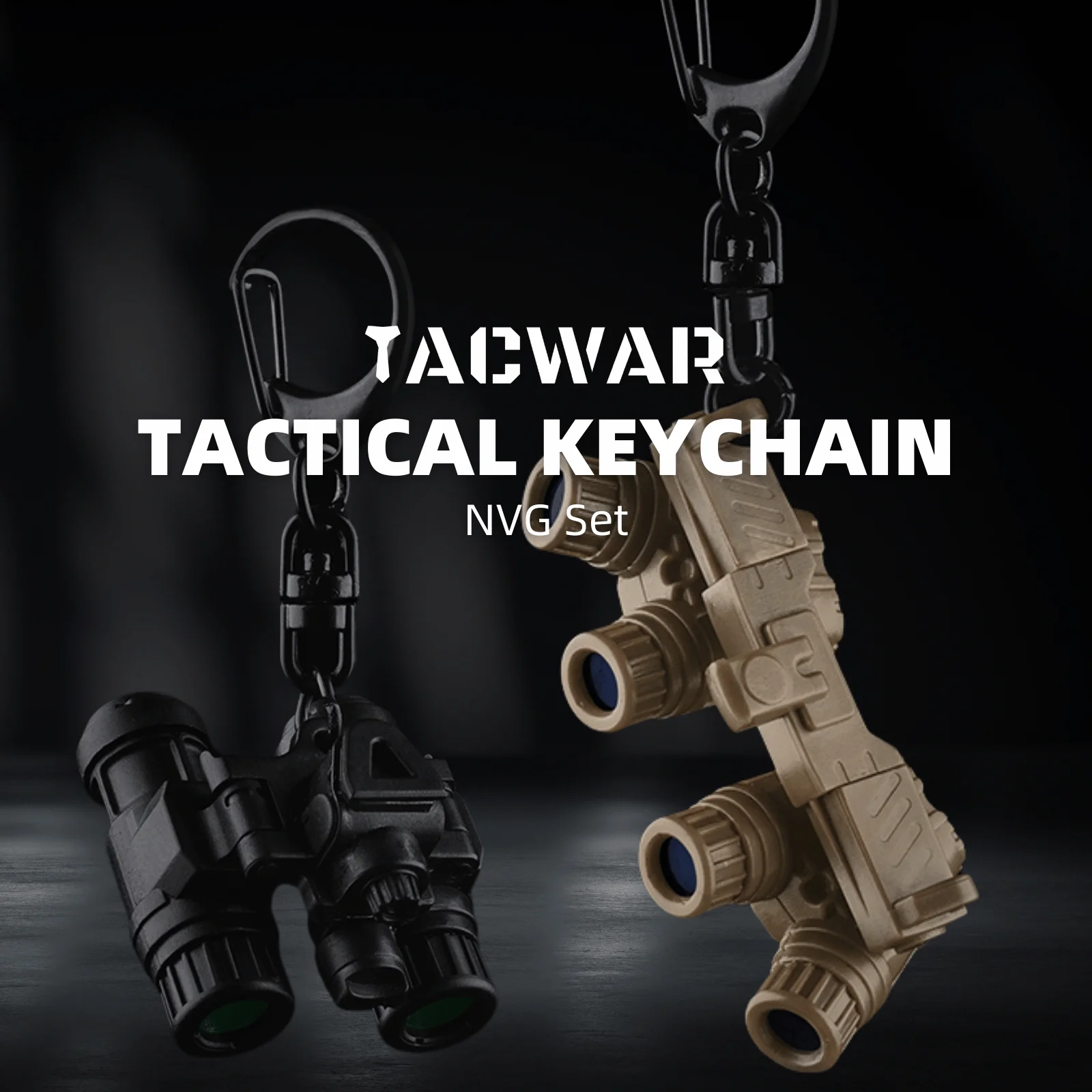 Mini NVG estilo cuatro ojos en formato llavero