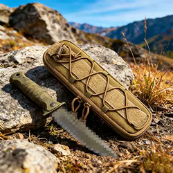 Funda MOLLE para herramientas resistente con cremallera camping