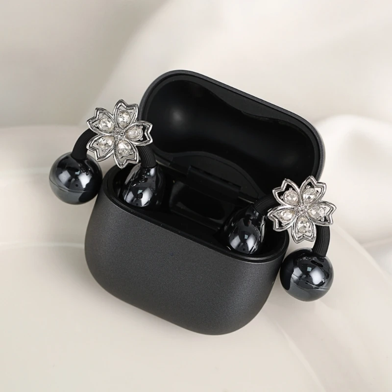 Adorno floral plateado para auriculares FreeClip 1/2 - imagen 3