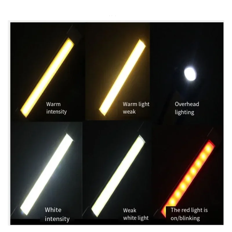 Lámpara de trabajo LED plegable táctica con imán y ángulo ajustable - imagen 3