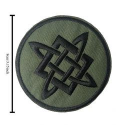 Parche táctico con velcro para ropa militar y airsoft