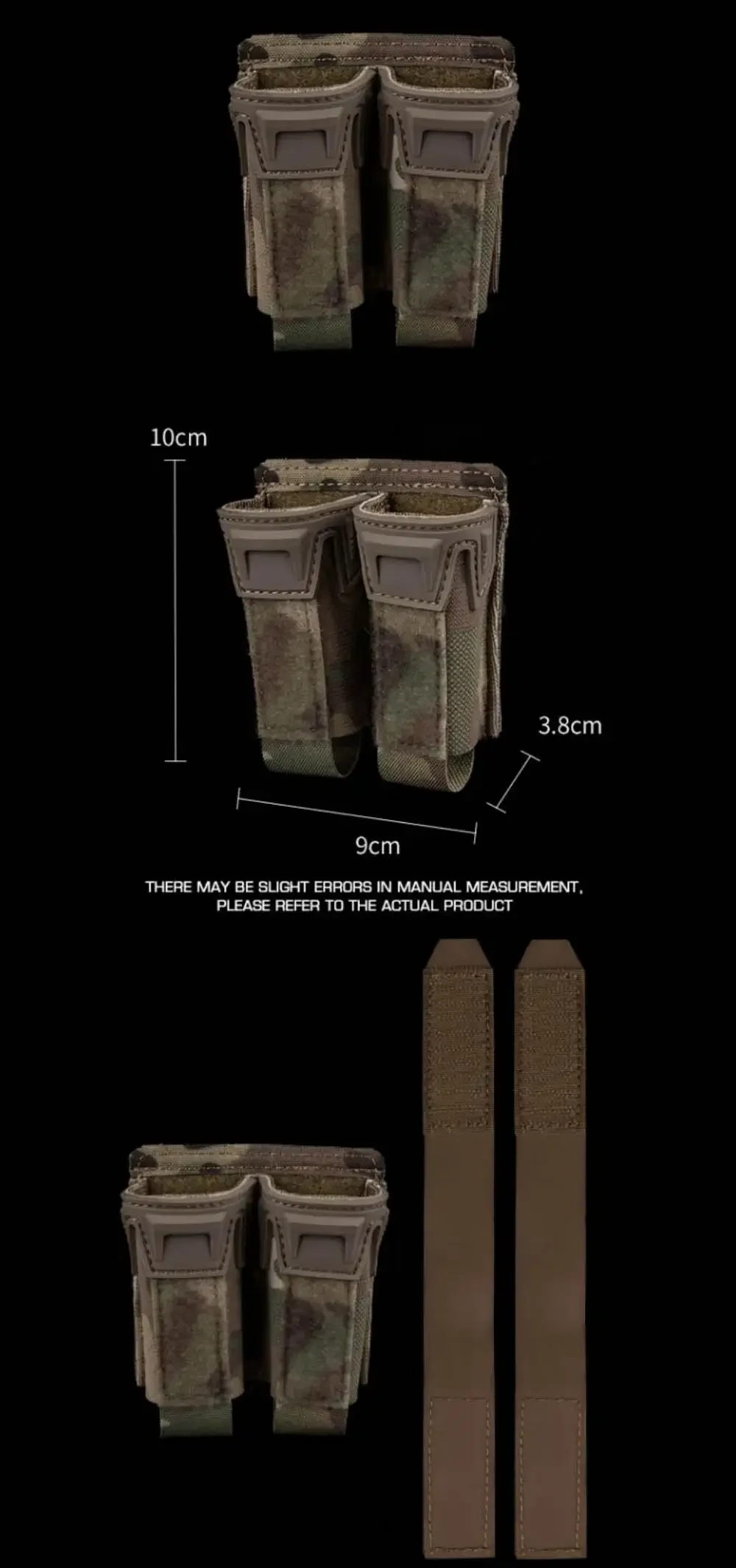 Funda montada en un equipo táctico