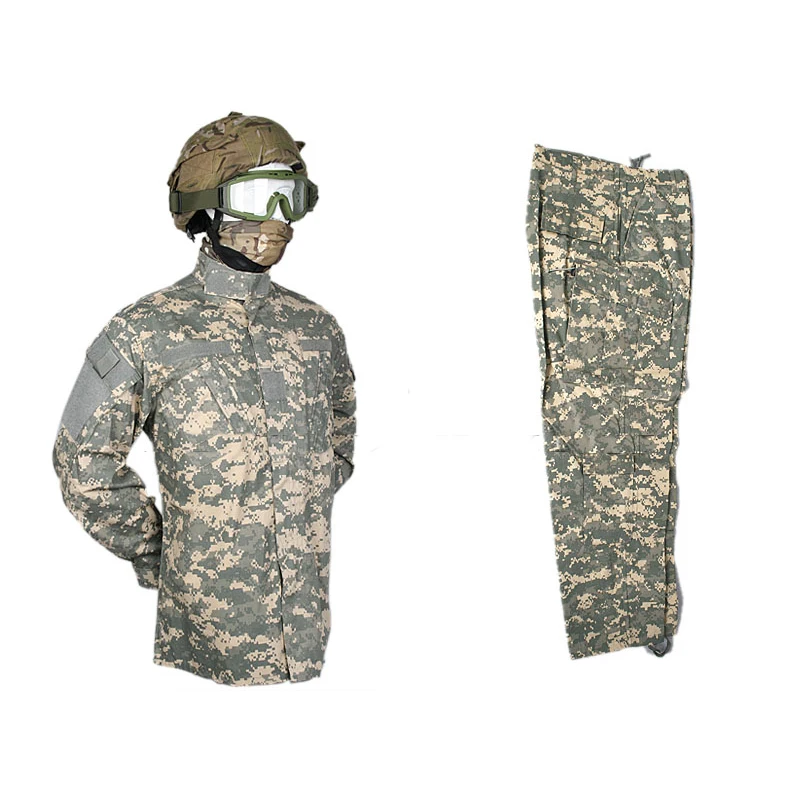 Uniforme táctico ACU BDU – Combate aire libre airsoft senderismo