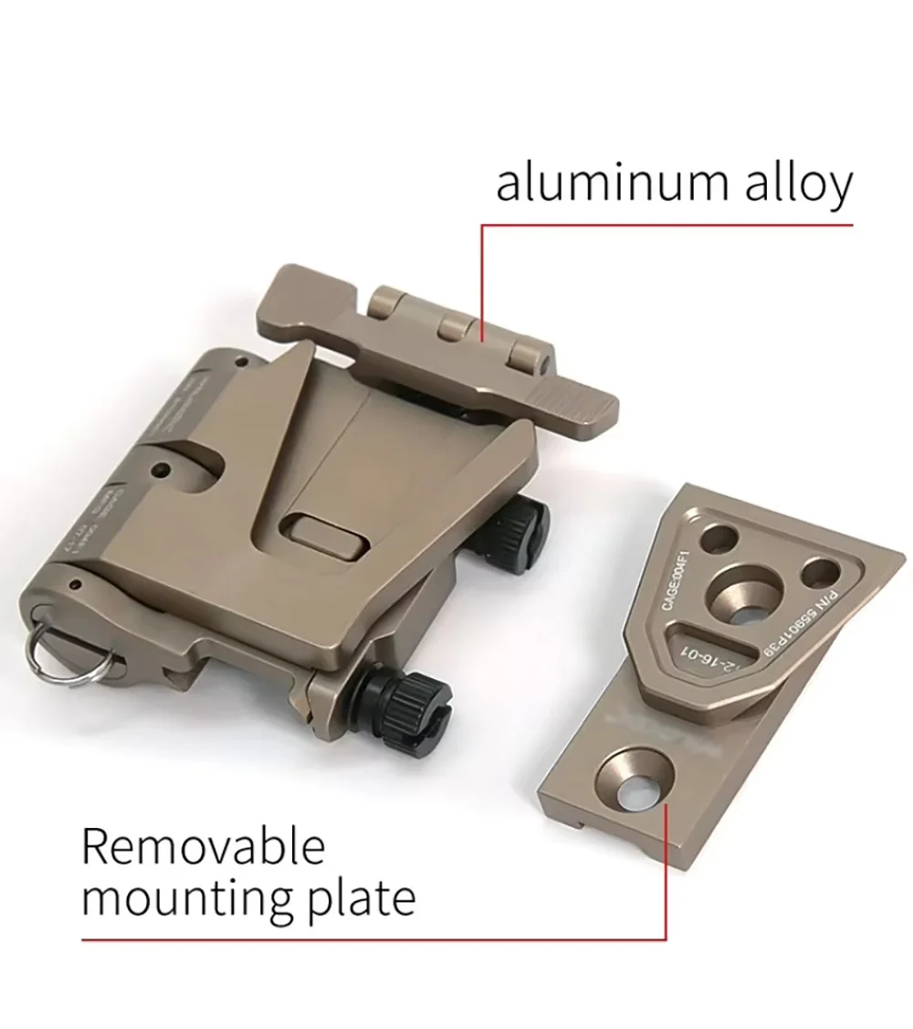 FMA Tactical G33 Soporte abatible para visor con montura Picatinny - imagen 2