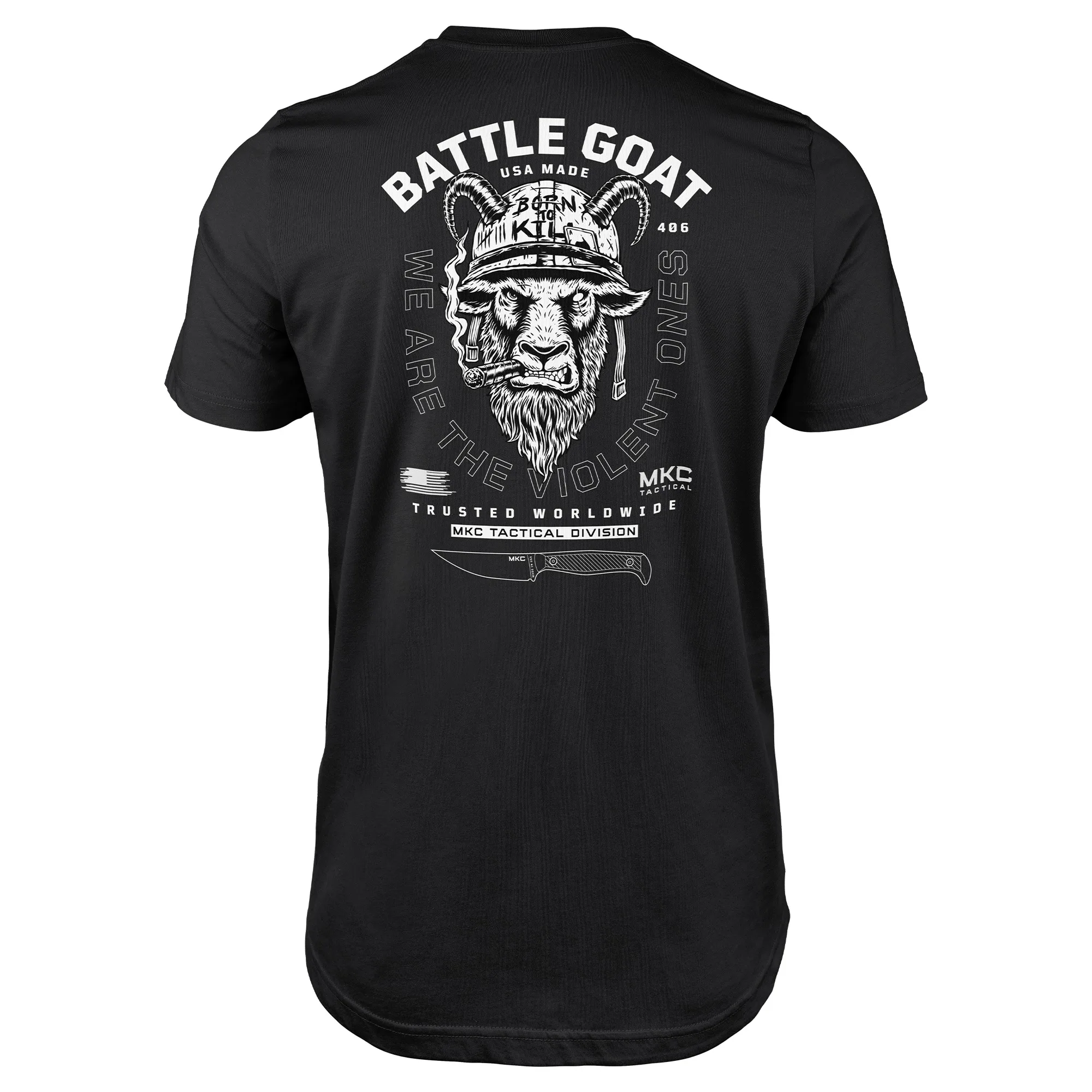 Battle Goat camiseta táctica unisex estilo lujo - imagen 3
