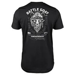 Camiseta táctica BATTLE GOAT unisex de alta gama