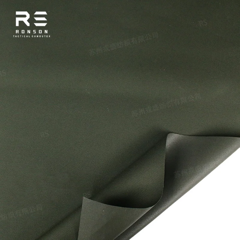 Tela Cordura nailon verde oscuro PU impermeable para uso táctico - imagen 4