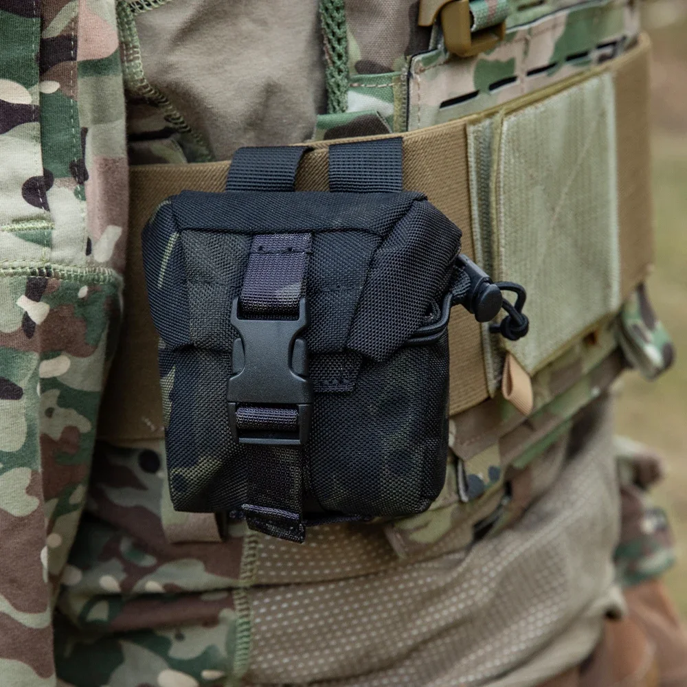 Bolsa táctica MOLLE para granadas y EDC