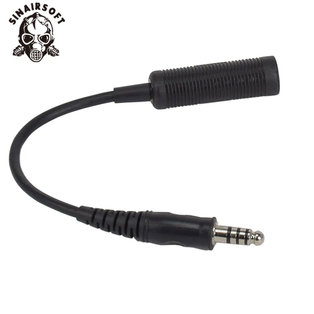 Adaptador PTT táctico – Conector audio para paintball y caza