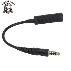Adaptador PTT táctico – Conector audio para paintball y caza