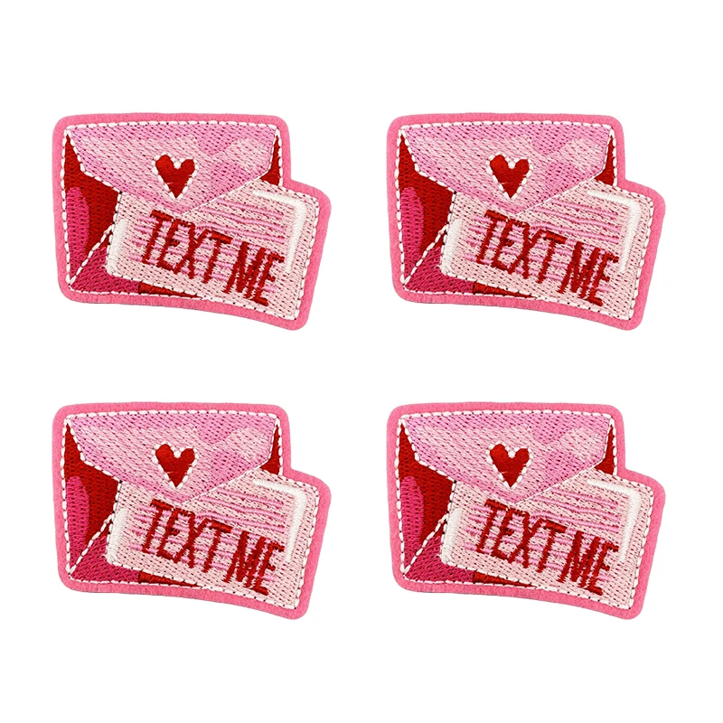 Parche oso rosa detalle
