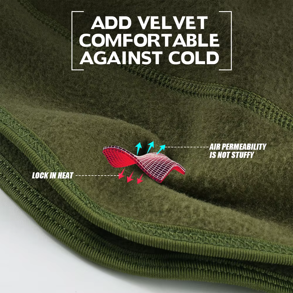 Gorro térmico de lana para deporte y esquí, invierno cómodo ligero - imagen 4