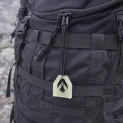 Cremallera táctica luminosa con tirador de cuerda y funda TPU
