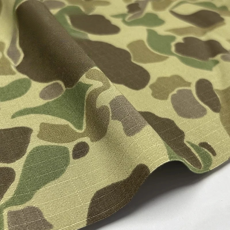 Tela ripstop camuflaje táctica de nailon y algodón para proyectos