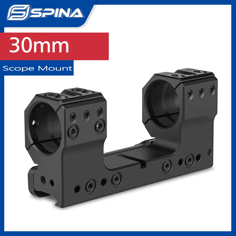 Soporte táctico SPINA OPTICS para mira 30mm con burbuja – una pieza AR15/M4