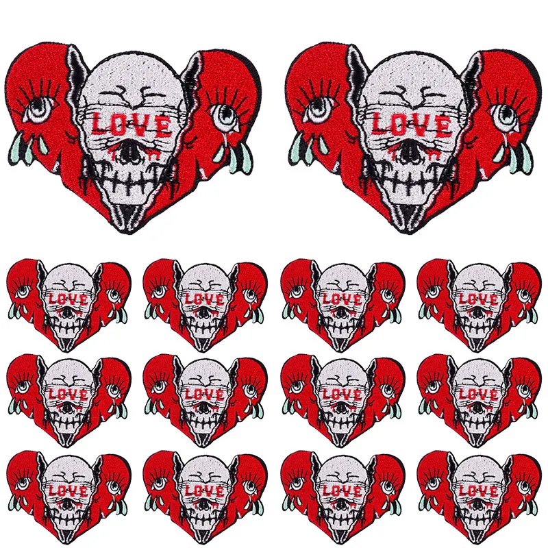 Parche táctico bordado calavera termoadhesivo para uniforme - imagen 3