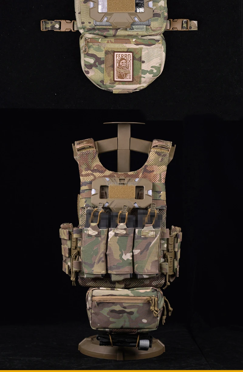 Accesorio compatible con chalecos con sistema MOLLE