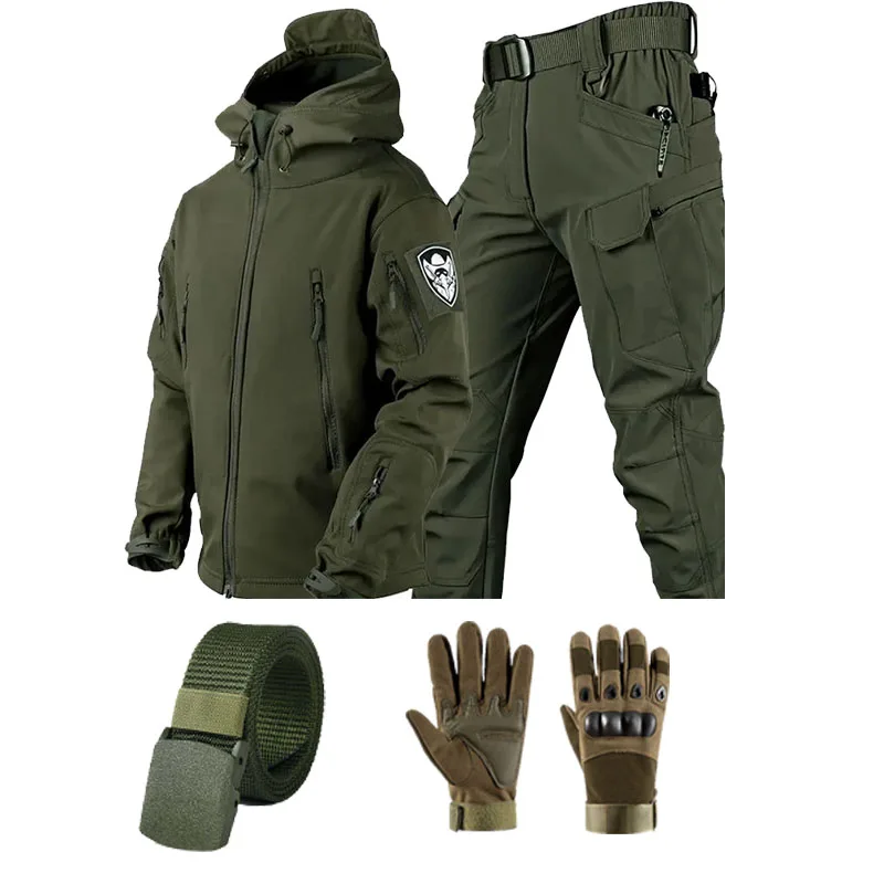 Chaqueta táctica de invierno para hombre con capucha - imagen 5