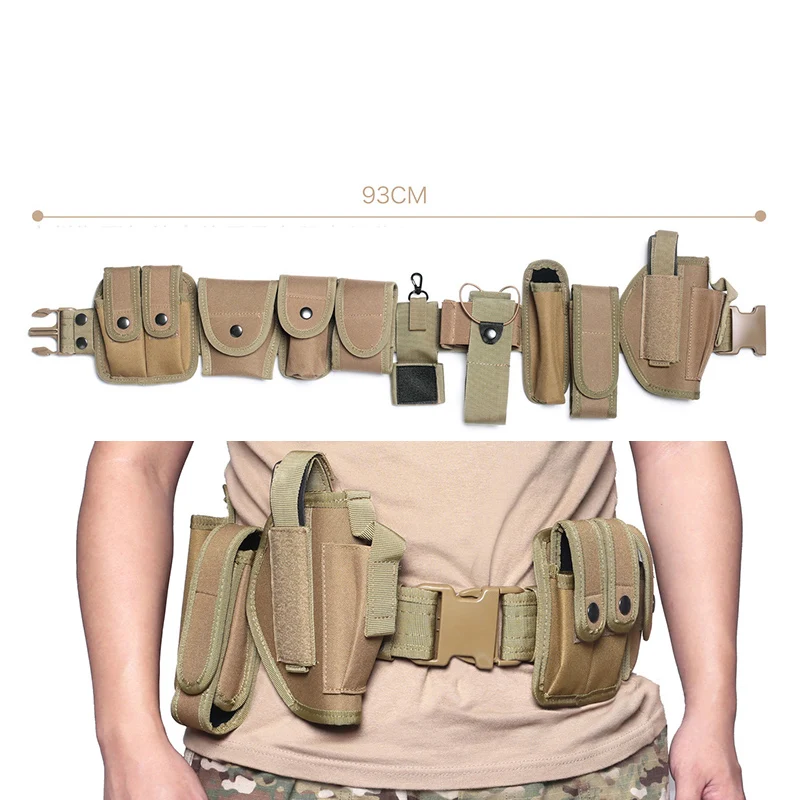 Cinturón táctico portaherramientas con bolsa multiusos - imagen 4
