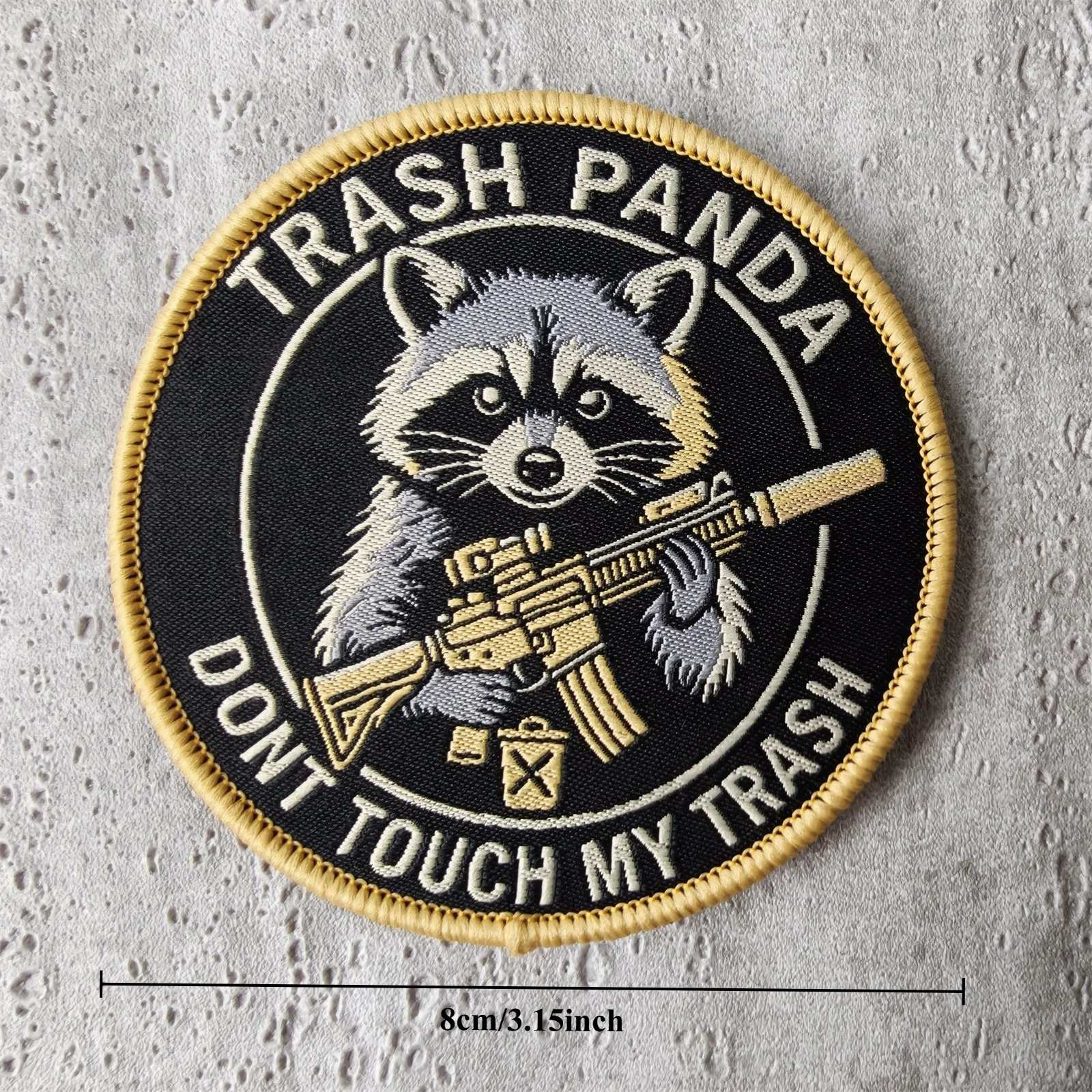 Parche táctico bordado guantelete Rascón – Insignia morale con gancho bucle - imagen 3