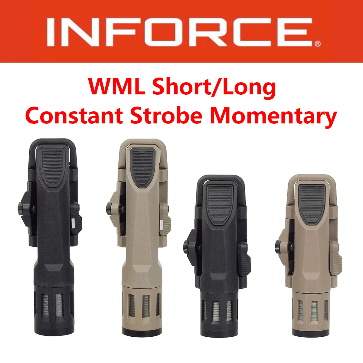 INFORCE WML-G2 Linterna táctica Picatinny para AR-15 - imagen 3